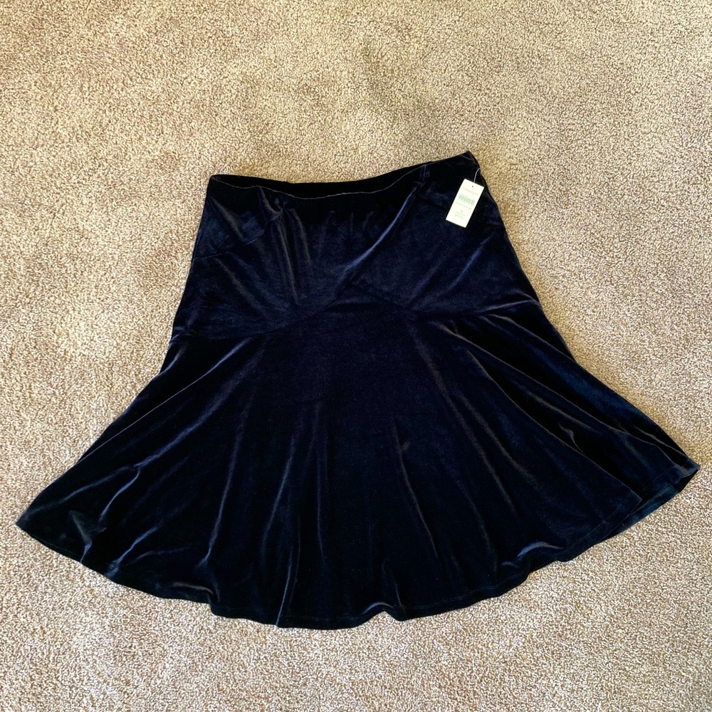 Coldwater Creek Velvet Skirt